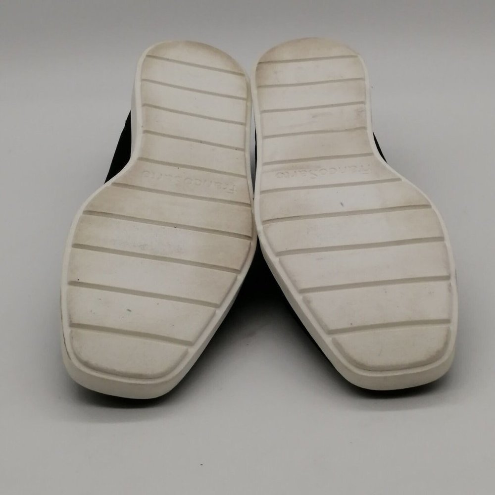Franco Sarto Womens Sneaker Boston Black Loafer Slip On Square Toe Flat Heel‎ 6 - Picture 4 of 9